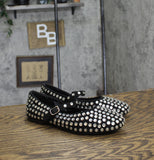 A New Day Womens Issa Rhinestone Mary Jane Ballet Flats 90870756 Black 7M