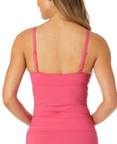 Anne Cole Women Surplice Underwire Tankini Swim Top Pink Glow 34DD / 36D