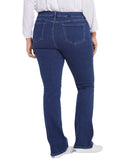 NYDJ Womens Plus Barbara High Rise Bootcut Jeans WPRIBB8516 Quinn Blue 18W