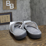 Isotoner Womens Sporty Slide Andrea Sandal Slipper 96048 Ash Gray XL (9.5-10)