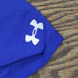 Under Armour Mens Heat Gear Loose Knit Short Sleeve Henley Shirt Royal Blue 3XL