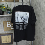 Gildan Mens Vintage Angelique Kidjo Josh Groban Concert Band Tee Black XL