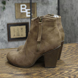 Journee Collection Women's Link Ankle Bootie LINK-CHA-070 Brown 6.5M