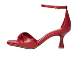 Anne Klein Womens Jessie Ankle Strap Two Piece Dress Sandals JESS04F9 Red 8.5M