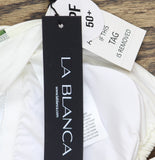 La Blanca The Shoulder Tankini Swimsuit Top Swim Jungle Blossoms White Multi 6