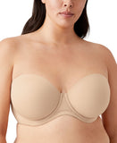 Wacoal Red Carpet Full Figure Underwire Strapless Bra Naturally Nude Brown 34G