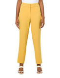 Kasper Womens Plus Size Fly Front Slim Pants 10902147 Butterscotch Yellow 22W