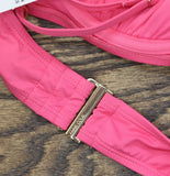 Anne Cole Womens V Wire Elongated Underwire Bikini Swim Top Pink Glow 34C / 36B