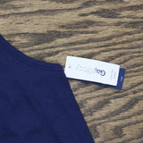 Gap Body Womens Logo Comfort Square-Neck Knit Bralette GPW01052 Elysian Blue L