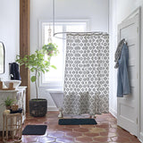 Distant Lands Broken Diamond Shower Curtain 1671772e341d09 Black Multi 72" x 72"