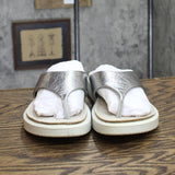 Ecco Women's Corksphere Thong Slide Sandal 271803 Alusilver Gray 10M-10.5M