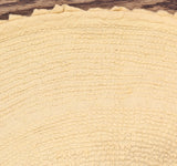 Home Weavers Double Ruffle 100% Cotton Oval Bath Rug BDR2134BU Yellow 21x34
