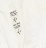 Calvin Klein Non-Iron Stretch Performance Dress Shirt White XL (17 32/33)