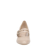 Lifestride Mary Jane Block Heel Pumps with Double Straps Tender Taupe Brown 5M