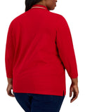Tommy Hilfiger Womens Plus Size Johnny-Collar Polo Shirt W2XH0447