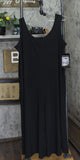 Attitudes by Renee Womens Petite Como Jersey Wide Leg Crop Jumpsuit Black PXL