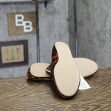 A New Day Velvet Mary Jane Flats with Crisscross Straps Leopard Brown Multi 7.5M