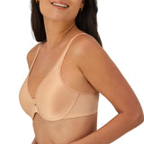 Lilyette Womens Plunge Into Comfort Keyhole Minimizer Bra Champagne Brown 36D
