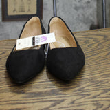 A New Day Womens Corinna Ballet Flats with Memory Foam Insole Black 6.5M