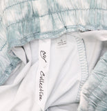 Ny Collection Drawstring Tie Dye Jogger Pajama Pants Bottoms Blue / Green S