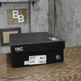 I.N.C. International Concepts Faux Leather Studded Ankle Strap Heels Brown 9.5M