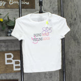 Epic Threads Doing Good Feeling Good Graphic T-Shirt Angel White L (14/16)