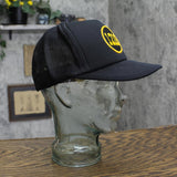 Cardinal Mens Vintage Embroidered 1218 Trucker Snapback Hat Cap Black S/M