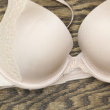 Maidenform Womens Natural Boost Demi Bra 09428 09428 Sandshell Pink Brown 34A