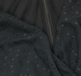 Tommy Hilfiger Self Tie Puff Sleeve Clip Dot Chiffon Midi Dress Spruce Green 14