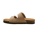Universal Thread Womens Devin Two Band Footbed Sandals 89254785 Taupe Brown 9.5M