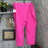 Kasper Womens Plus Size Straight-Leg Pants 10891915 Pink Perfection 22W