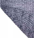 Better Trends Chenille Braid Indoor Utility Rug Grey Multi 42 in x 66 in Oval