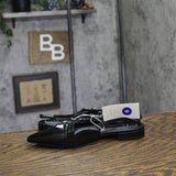 A New Day Womens Twiggy Multi Buckle Mini Heel Flats 94303768 Black 6