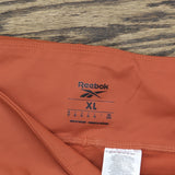 Reebok Womens High-Rise Mini-Flare Pants 100205600 Brick Red Orange XL