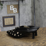 A New Day Womens Katia Heels Satin Rhinestone Tear Drop 94663381 Black 8M
