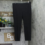 Kasper Womens Pull On Stretch Ankle Pants 10924325 Black XL