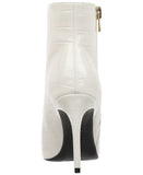 INC International Concepts Womens Sarishaa Zip Booties White Crocodile 9.5M