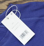 Vince Pima Cotton-Blend Thermal Long-Sleeve T-Shirt Light Faded Cobalt Blue L