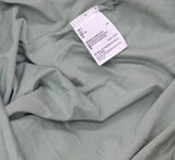 Charter Club Womens Knit Long Sleeve Pajama Shirt Top Winter Tree Toss Green S