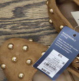 Universal Thread Penny Studded Mary Jane Flats 94303795 Brown 6.5M