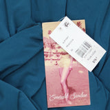 Emerald Sundae Womens Plus Size Ruched Midi Sheath Dress Peacock Blue Green 22W