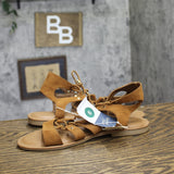 Universal Thread Womens Lumi Ankle Strap Gladiator Sandals Cognac Brown 9M