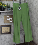 Antthony Womens Solid Pull On Knit Plus Size Pants 628560-Plus Olive Green 2X