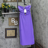 Miken Juniors Shell-Trim Tube Dress I9864M110 Passion Flower Purple S