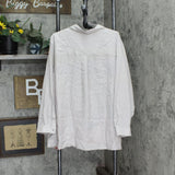 DG2 Womens Printed Charmeuse Button Up Blouse 728488 Beige Leopard 2X