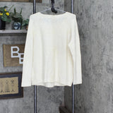 Sonoma Womens Cable Knit Pullover Sweater 16699f149cf19c Ivory Off White XL