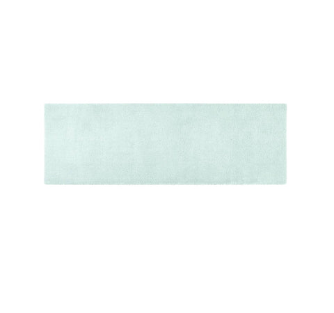 Madison Park Marshmallow Bathroom Rug Non Slip Mat Rectangle Seafoam Green 24x40