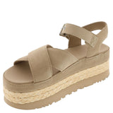 UGG Womens Aubrey Ankle Sandal 1152711 Sand Brown 9M