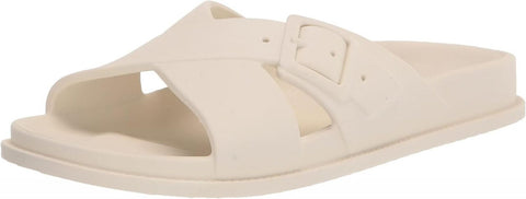 Lucky Brand Women's Roseleen Slide Sandal LK-ROSELEEN White 6M