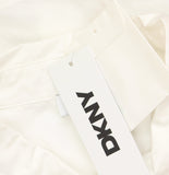 DKNY Womens Cotton Sleeveless Ladder-Trim Blouse P5DM0B45 White L